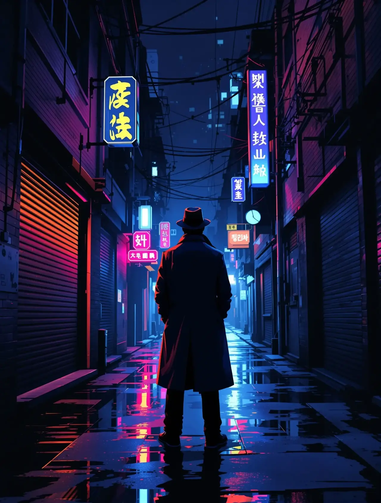 首尔暗巷-悬疑惊悚韩漫封面 《首尔暗巷》韩漫封面-悬疑惊悚